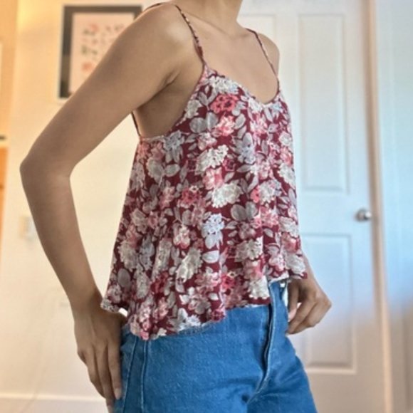 Urban Outfitters Flowy Floral Tank top - Picture 4 of 8